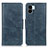 Leather Case Stands Flip Cover Holder M09L for Xiaomi Poco C51 Blue