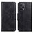 Leather Case Stands Flip Cover Holder M09L for Xiaomi Poco F5 5G Black