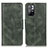 Leather Case Stands Flip Cover Holder M09L for Xiaomi Redmi Note 11 5G Green