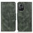 Leather Case Stands Flip Cover Holder M09L for Xiaomi Redmi Note 11R 5G Green