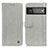 Leather Case Stands Flip Cover Holder M10L for Google Pixel 6 Pro 5G Gray