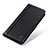 Leather Case Stands Flip Cover Holder M10L for Huawei Honor 10X Lite Black