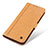 Leather Case Stands Flip Cover Holder M10L for Huawei Honor 10X Lite Khaki