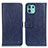 Leather Case Stands Flip Cover Holder M10L for Motorola Moto Edge 20 Lite 5G Blue