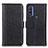 Leather Case Stands Flip Cover Holder M10L for Motorola Moto G Pure Black