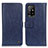 Leather Case Stands Flip Cover Holder M10L for Oppo F19 Pro+ Plus 5G Blue