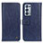 Leather Case Stands Flip Cover Holder M10L for Oppo Reno6 Pro 5G Blue