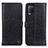 Leather Case Stands Flip Cover Holder M10L for Realme 8 5G Black