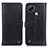 Leather Case Stands Flip Cover Holder M10L for Realme C21 Black