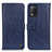 Leather Case Stands Flip Cover Holder M10L for Realme Q3i 5G Blue