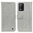 Leather Case Stands Flip Cover Holder M10L for Realme Q3i 5G Gray