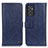 Leather Case Stands Flip Cover Holder M10L for Samsung Galaxy A15 5G Blue