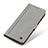 Leather Case Stands Flip Cover Holder M10L for Samsung Galaxy A32 5G Gray