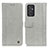 Leather Case Stands Flip Cover Holder M10L for Samsung Galaxy A54 5G Gray