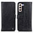 Leather Case Stands Flip Cover Holder M10L for Samsung Galaxy S22 5G