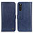 Leather Case Stands Flip Cover Holder M10L for Sony Xperia 10 III Lite Blue