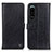 Leather Case Stands Flip Cover Holder M10L for Sony Xperia 5 III Black