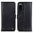 Leather Case Stands Flip Cover Holder M10L for Sony Xperia 5 III SO-53B Black