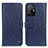 Leather Case Stands Flip Cover Holder M10L for Xiaomi Mi 11T 5G Blue