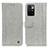 Leather Case Stands Flip Cover Holder M10L for Xiaomi Redmi 10 4G Gray