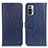 Leather Case Stands Flip Cover Holder M10L for Xiaomi Redmi Note 10 Pro Max Blue