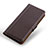 Leather Case Stands Flip Cover Holder M11L for Huawei Honor 10X Lite Brown