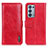 Leather Case Stands Flip Cover Holder M11L for Oppo Reno6 Pro+ Plus 5G Red