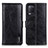 Leather Case Stands Flip Cover Holder M11L for Realme 9 5G India Black