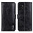 Leather Case Stands Flip Cover Holder M11L for Samsung Galaxy A13 4G Black