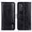 Leather Case Stands Flip Cover Holder M11L for Samsung Galaxy A15 5G Black