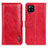 Leather Case Stands Flip Cover Holder M11L for Samsung Galaxy A22 4G Red