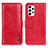 Leather Case Stands Flip Cover Holder M11L for Samsung Galaxy A53 5G Red