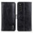 Leather Case Stands Flip Cover Holder M11L for Sony Xperia 10 III Lite Black