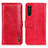 Leather Case Stands Flip Cover Holder M11L for Sony Xperia 10 III SO-52B Red