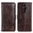 Leather Case Stands Flip Cover Holder M11L for Sony Xperia PRO-I Brown