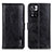 Leather Case Stands Flip Cover Holder M11L for Xiaomi Mi 11i 5G (2022) Black