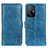 Leather Case Stands Flip Cover Holder M11L for Xiaomi Mi 11T Pro 5G Blue