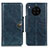 Leather Case Stands Flip Cover Holder M12L for Huawei Honor 50 Lite Blue