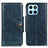 Leather Case Stands Flip Cover Holder M12L for Huawei Honor 70 Lite 5G Blue