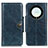 Leather Case Stands Flip Cover Holder M12L for Huawei Honor Magic5 Lite 5G Blue