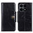 Leather Case Stands Flip Cover Holder M12L for Huawei Honor X8a 4G