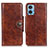 Leather Case Stands Flip Cover Holder M12L for Motorola Moto E22