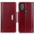 Leather Case Stands Flip Cover Holder M12L for Motorola Moto G Play (2023) Red