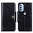 Leather Case Stands Flip Cover Holder M12L for Motorola Moto G31