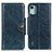 Leather Case Stands Flip Cover Holder M12L for Nokia C12 Blue