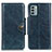 Leather Case Stands Flip Cover Holder M12L for Nokia G22 Blue