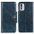 Leather Case Stands Flip Cover Holder M12L for Nokia G60 5G Blue