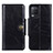 Leather Case Stands Flip Cover Holder M12L for Realme 9 5G India Black