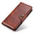 Leather Case Stands Flip Cover Holder M12L for Realme V11 5G Brown