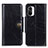 Leather Case Stands Flip Cover Holder M12L for Xiaomi Mi 11i 5G Black